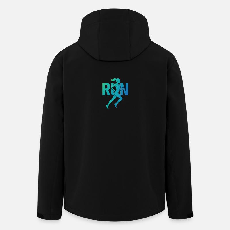 Schöne Sportlerin - Recycelte Männer Softshell-Jacke von Stanley/Stella - Schwarz