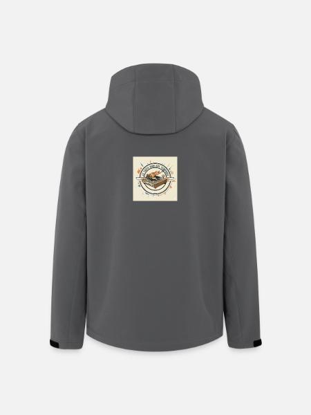 The Time Treadmill: Hamster DJ - Men’s Recycled Softshell Jacket by Stanley/Stella - black