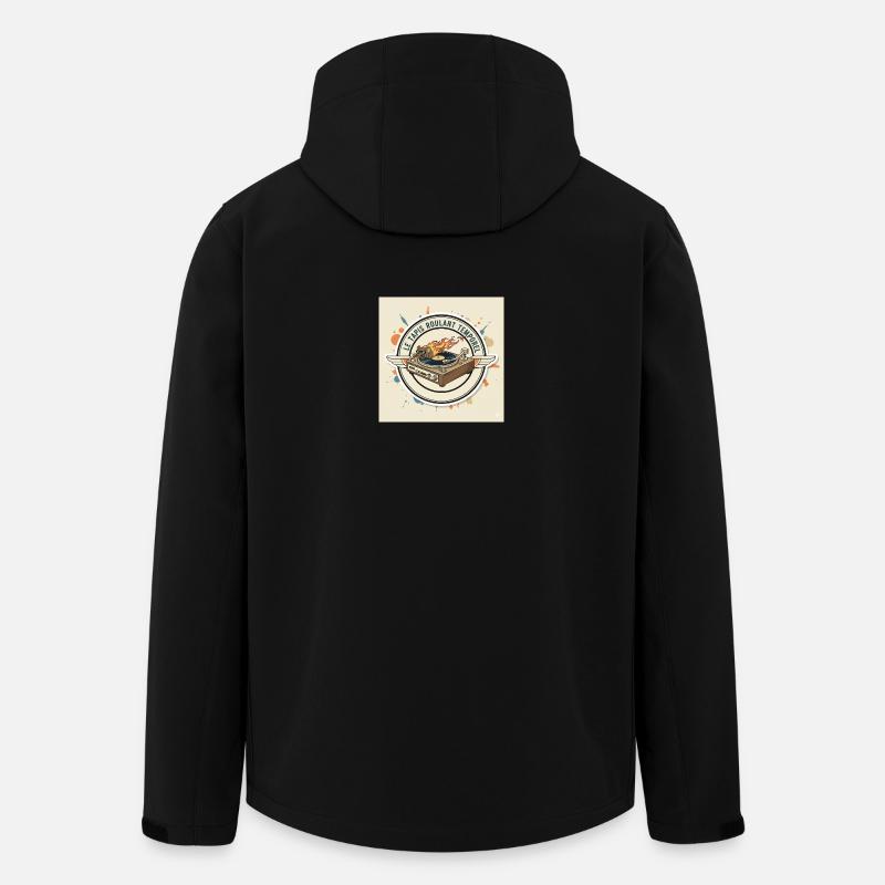 Die Zeit-Tretmühle: Hamster-DJ - Recycelte Männer Softshell-Jacke von Stanley/Stella - Schwarz