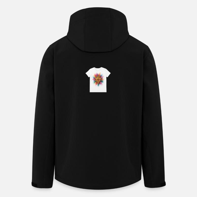 Inception Tea - Men’s Recycled Softshell Jacket by Stanley/Stella - black