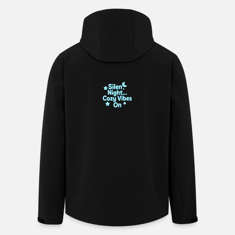 Silen Night Neon Cozy Vibes - Veste softshell homme en polyester recyclé Stanley/Stella - noir