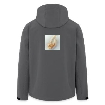 Plume Éthérée Lumineuse – Symbole de Lumière - Veste softshell homme en polyester recyclé Stanley/Stella - charbon - Dos - AI Model Male 185 light (185cm)
