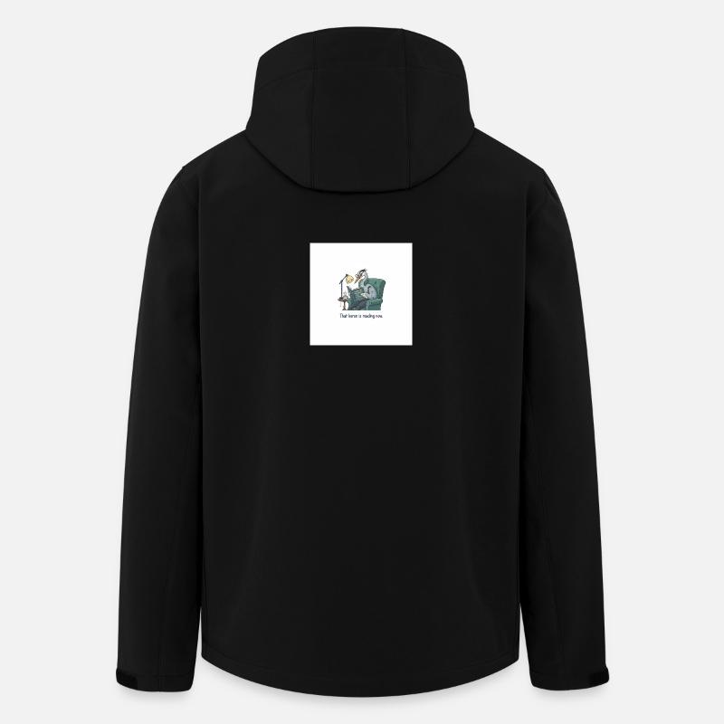 Quantenvogel-Lesen im Sessel - Recycelte Männer Softshell-Jacke von Stanley/Stella - Schwarz