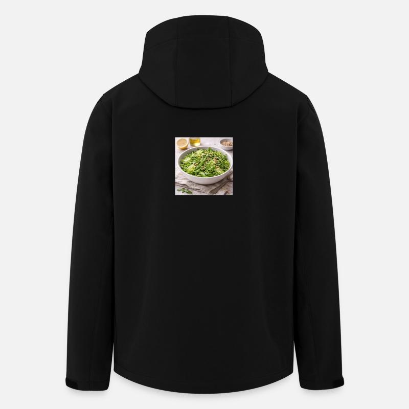 Rucola Pinienkernen Salat - Recycelte Männer Softshell-Jacke von Stanley/Stella - Schwarz