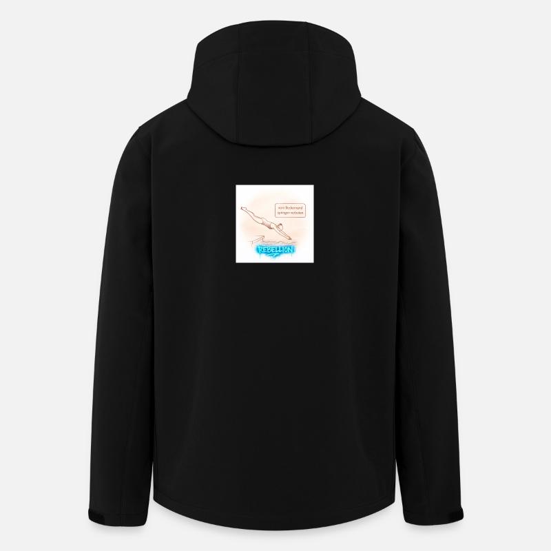 Beckenrand Rebellion  - Recycelte Männer Softshell-Jacke von Stanley/Stella - Schwarz