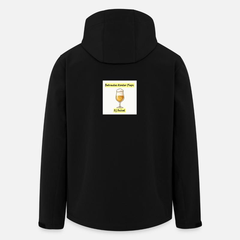 Konter Pieps trinken  - Recycelte Männer Softshell-Jacke von Stanley/Stella - Schwarz