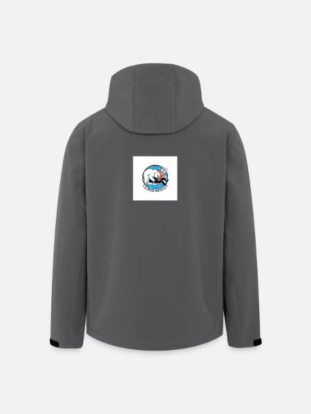 PolarJustice Karikatur - Recycelte Männer Softshell-Jacke von Stanley/Stella - Schwarz