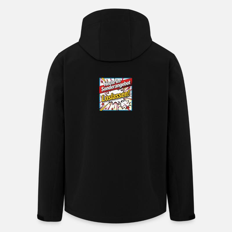 Loslassen - Recycelte Männer Softshell-Jacke von Stanley/Stella - Schwarz