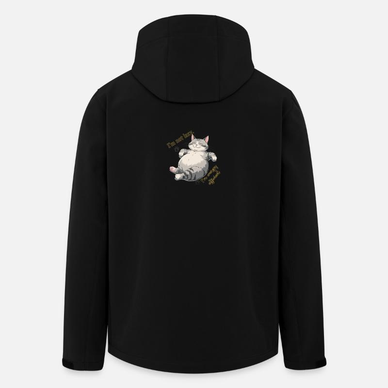 Energie-Sparkatze: Cozy Lounge - Recycelte Männer Softshell-Jacke von Stanley/Stella - Schwarz