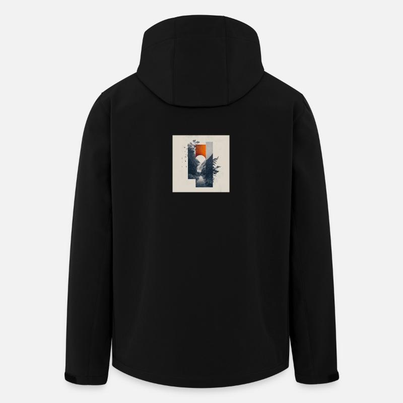 IntoTheWild - Recycelte Männer Softshell-Jacke von Stanley/Stella - Schwarz