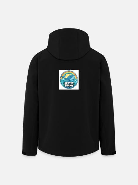 Rettet Timmy – Save Our Whale - Men’s Recycled Softshell Jacket by Stanley/Stella - black
