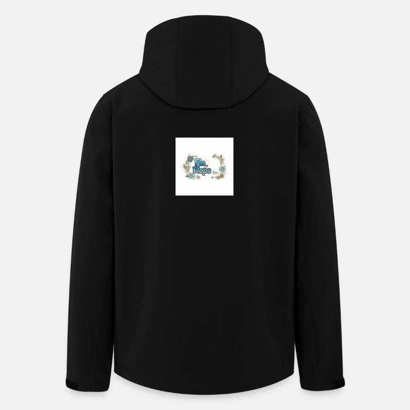 Flo Flops Tropic Logo - Men’s Recycled Softshell Jacket by Stanley/Stella - black