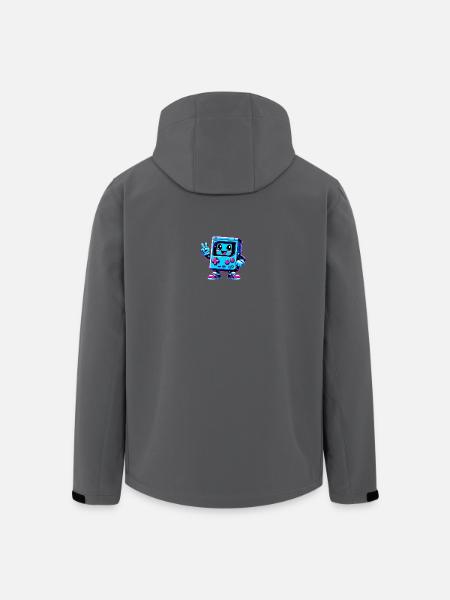Retro Gaming Controller T-Shirt 80s - Men’s Recycled Softshell Jacket by Stanley/Stella - black