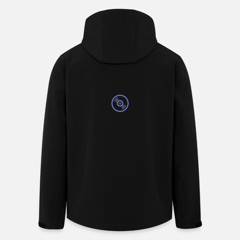 Schallplatte - Recycelte Männer Softshell-Jacke von Stanley/Stella - Schwarz