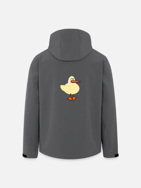 duck - Men’s Recycled Softshell Jacket by Stanley/Stella - black