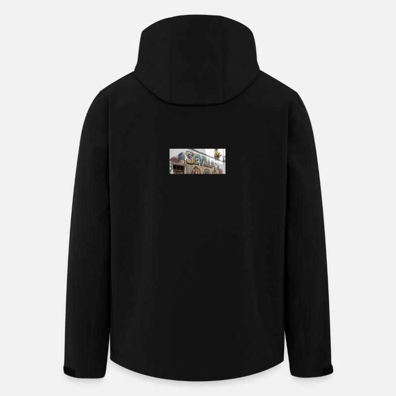 Sevilla Street Graffiti Flamenco - Men’s Recycled Softshell Jacket by Stanley/Stella - black