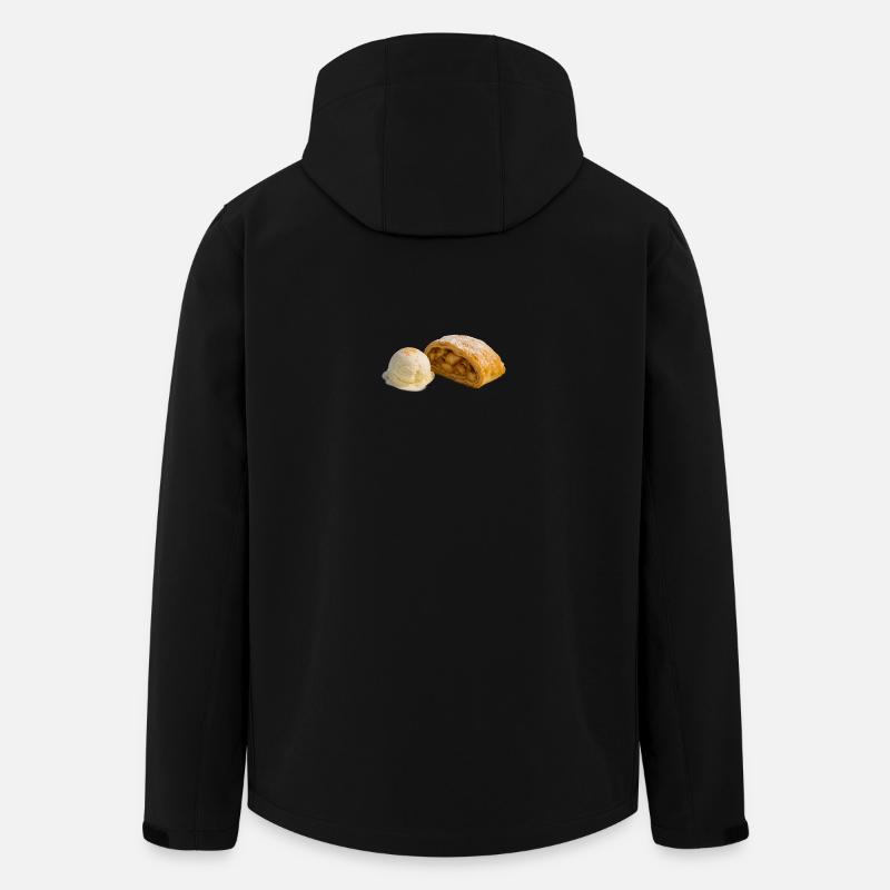 Apfelstrudel mit Vanilleeis - Men’s Recycled Softshell Jacket by Stanley/Stella - black