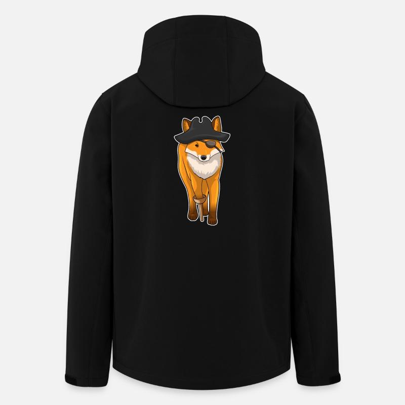 Fox Pirate Eye Patch - Veste softshell homme en polyester recyclé Stanley/Stella - noir