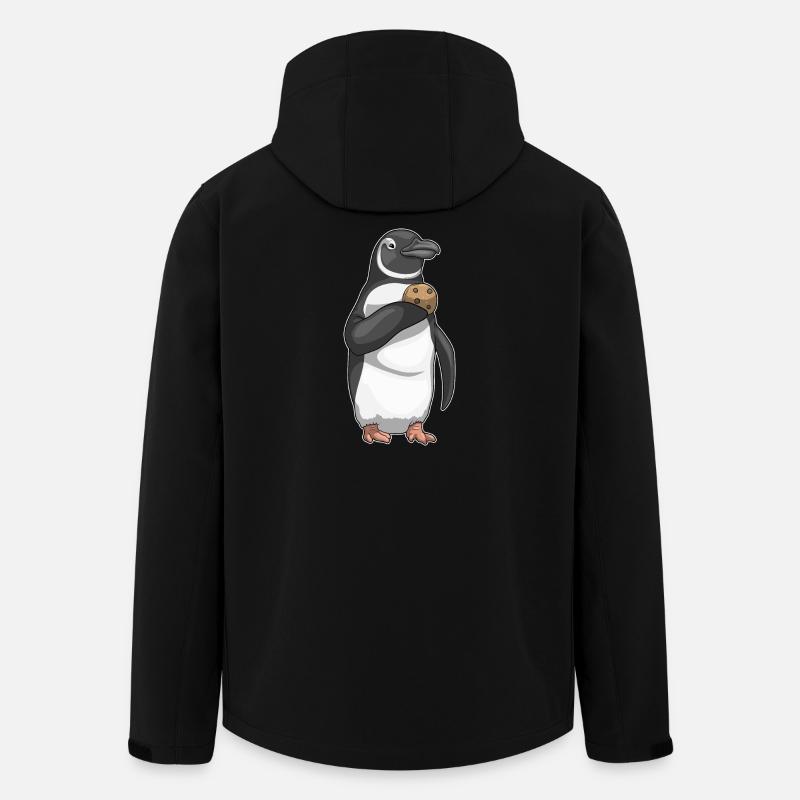 Biscuit pingouin - Veste softshell homme en polyester recyclé Stanley/Stella - noir