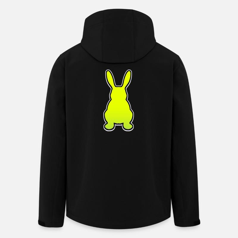 Kaninchen - Recycelte Männer Softshell-Jacke von Stanley/Stella - Schwarz