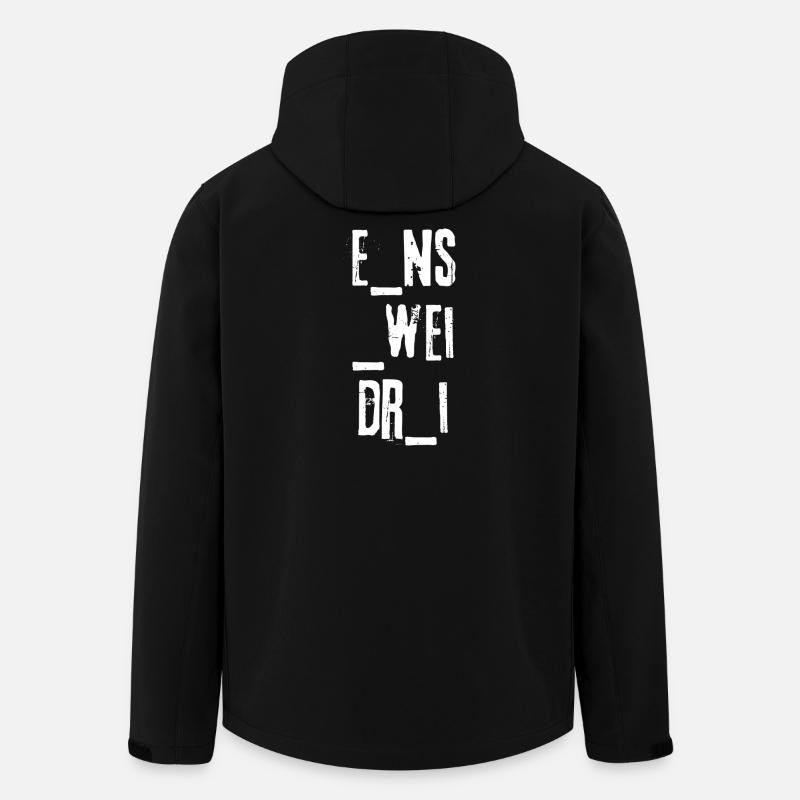 UN DEUX TROIS - Veste softshell homme en polyester recyclé Stanley/Stella - noir