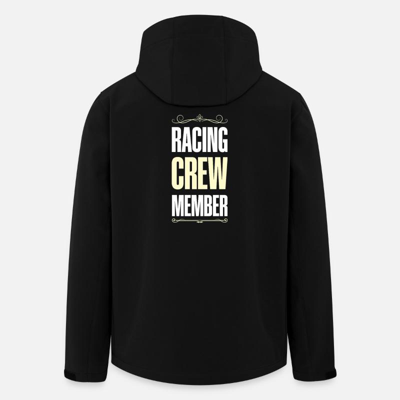 Racing Crew - Men’s Recycled Softshell Jacket by Stanley/Stella - black