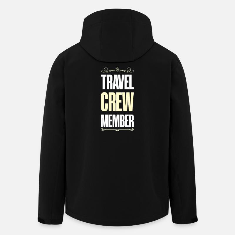 Travel Crew - Recycelte Männer Softshell-Jacke von Stanley/Stella - Schwarz