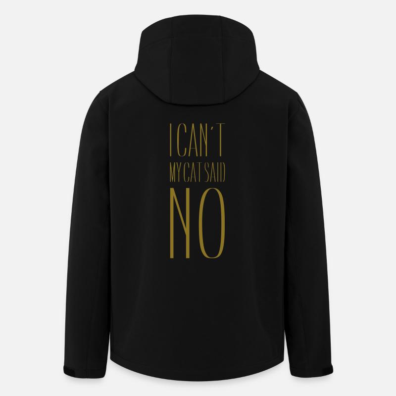 MY CAT SAID NO - Men’s Recycled Softshell Jacket by Stanley/Stella - black