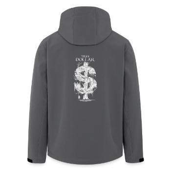 Dollarbaum des Horros - Halloweendesign - Recycelte Männer Softshell-Jacke von Stanley/Stella - Schwarz - Hinten - AI Model Male 185 light (185cm)