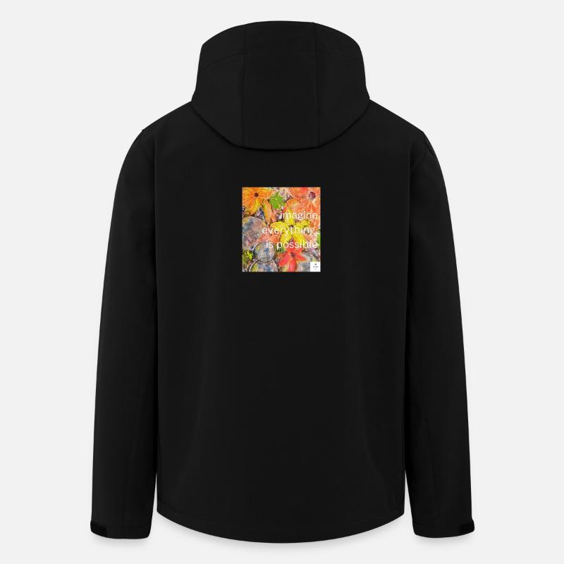 imagine everything is possible I statementstyle - Men’s Recycled Softshell Jacket by Stanley/Stella - black