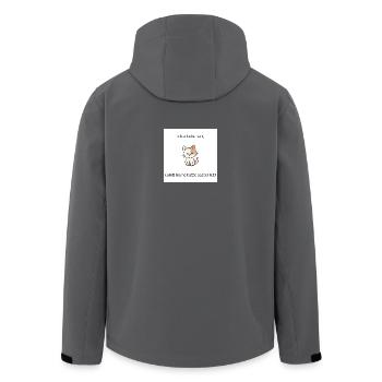 Everything for your cat - Men’s Recycled Softshell Jacket by Stanley/Stella - anthracite - Back - AI Model Male 185 light (185cm)