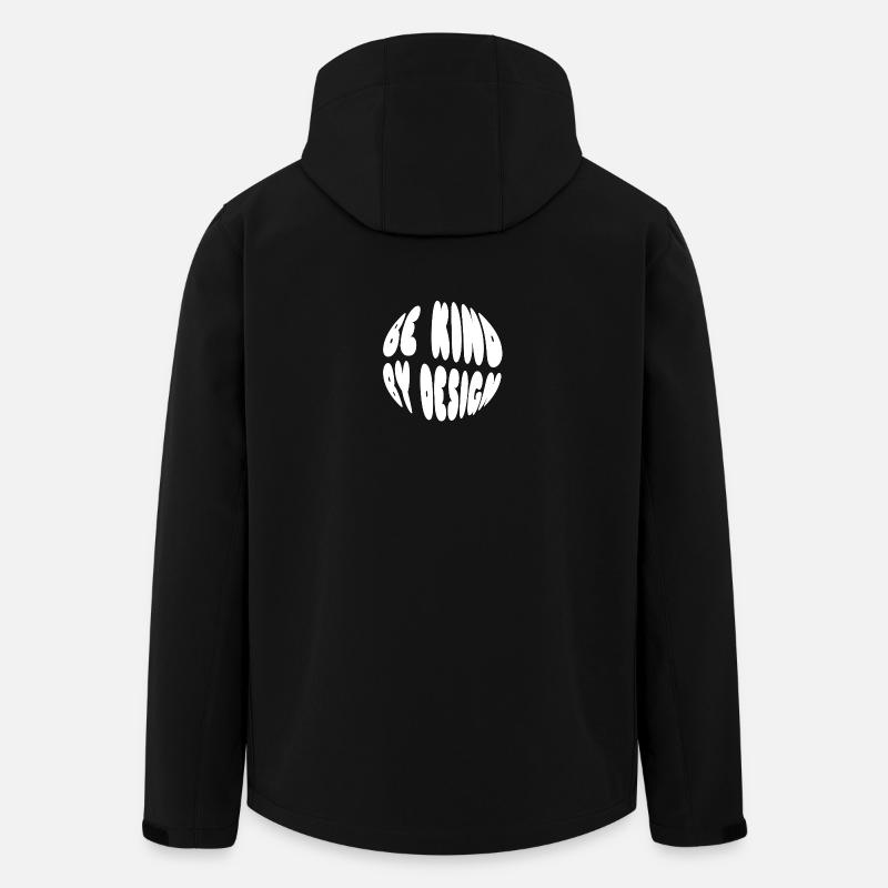 Be kind by design - Men’s Recycled Softshell Jacket by Stanley/Stella - black