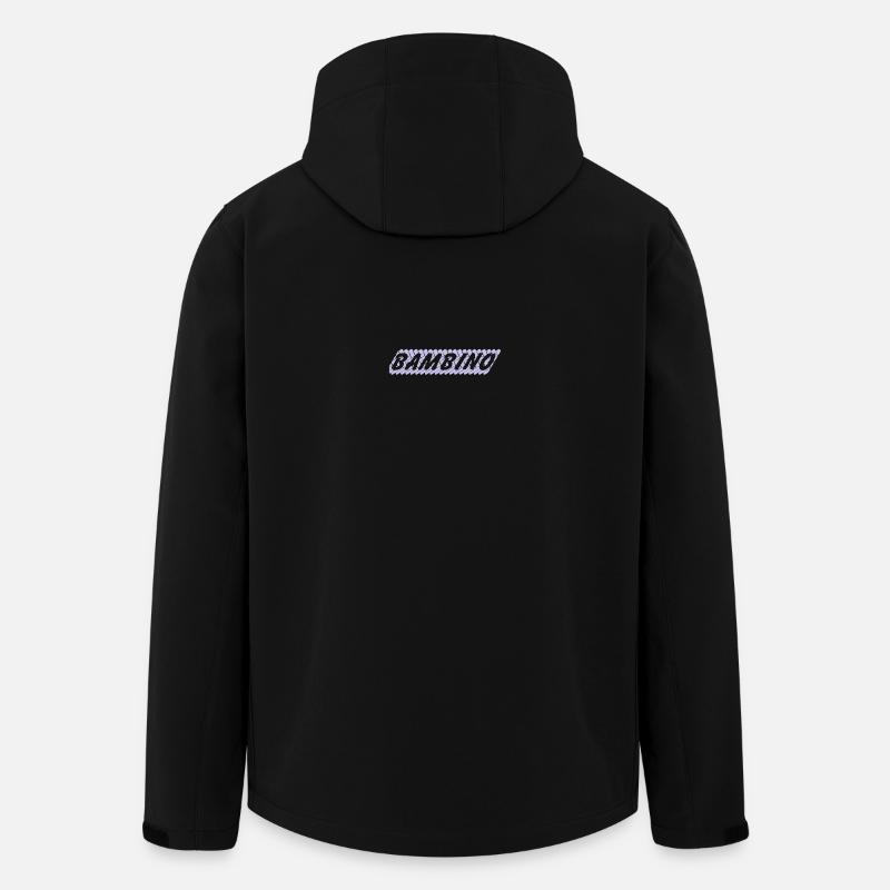 Bambino lettering with playful style - Men’s Recycled Softshell Jacket by Stanley/Stella - black