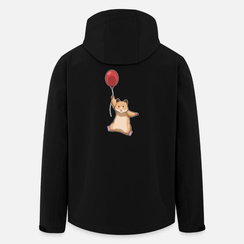 Ballon Hamster - Veste softshell homme en polyester recyclé Stanley/Stella - noir