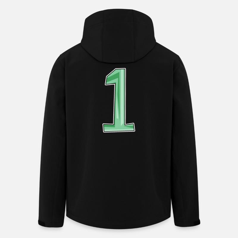 1 vert - Veste softshell homme en polyester recyclé Stanley/Stella - noir