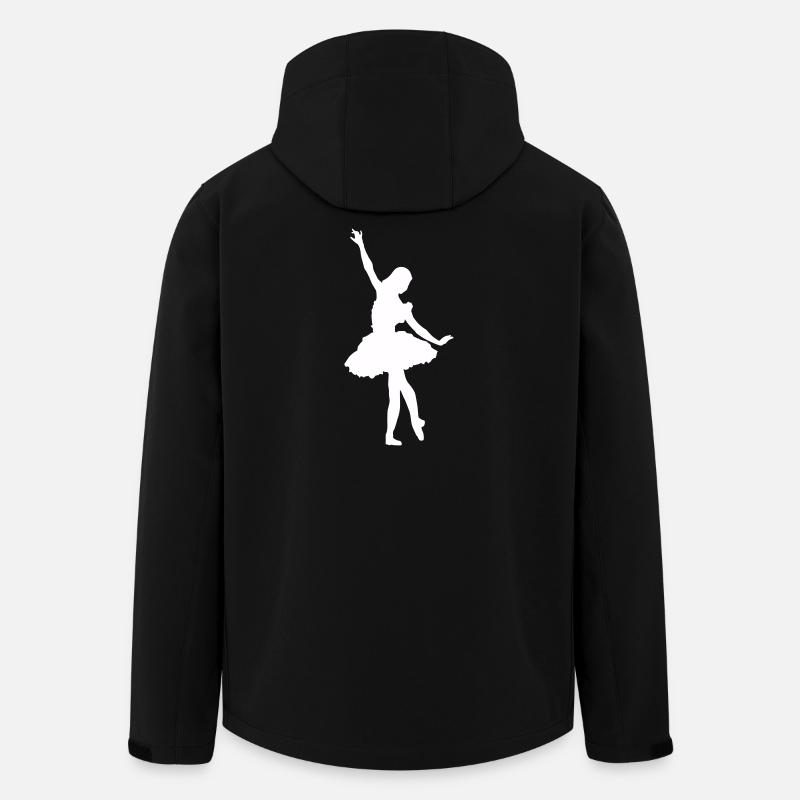 Dancing Silhouette Ballet - Veste softshell homme en polyester recyclé Stanley/Stella - noir