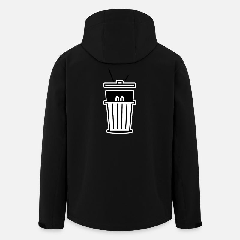 Thug Hiding In A Trash Can - Recycelte Männer Softshell-Jacke von Stanley/Stella - Schwarz