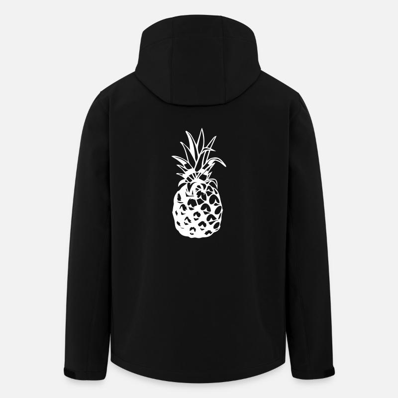 ananas - Recycelte Männer Softshell-Jacke von Stanley/Stella - Schwarz