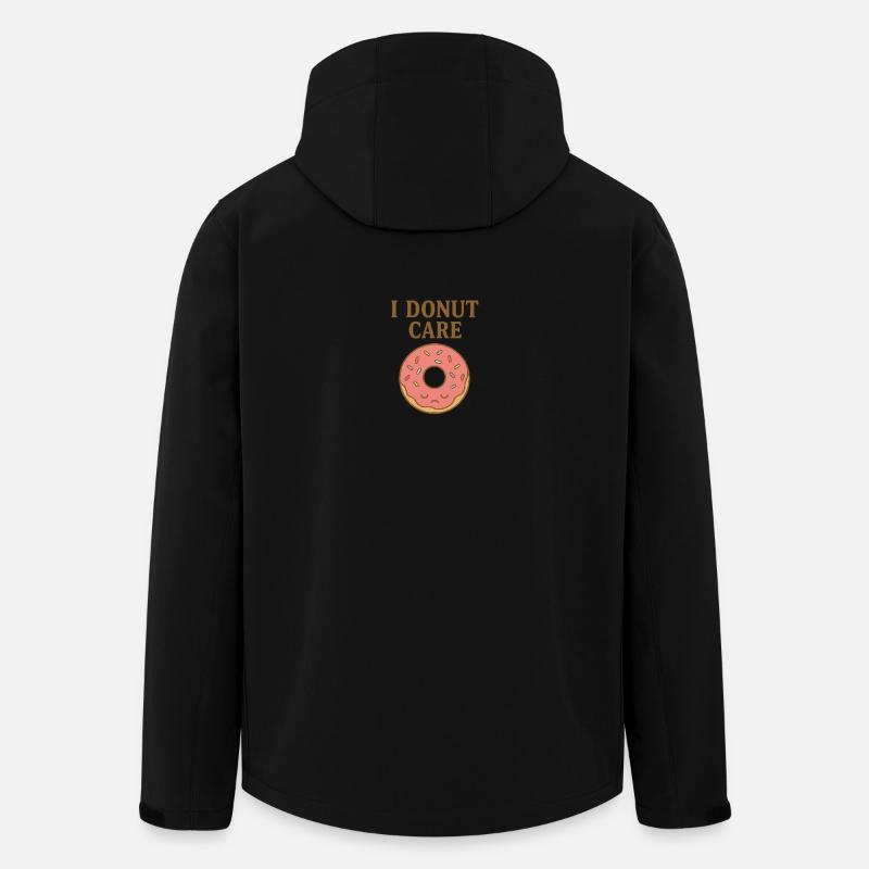 Ich kümmere mich um Donuts - Recycelte Männer Softshell-Jacke von Stanley/Stella - Schwarz