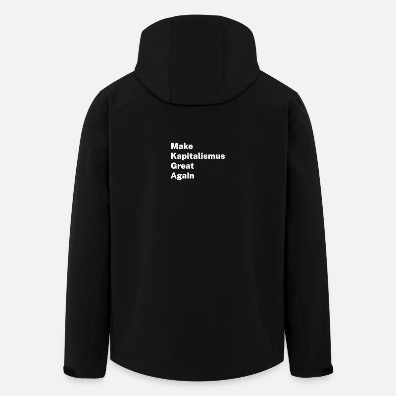 Make Capitalism Great Again - Men’s Recycled Softshell Jacket by Stanley/Stella - black