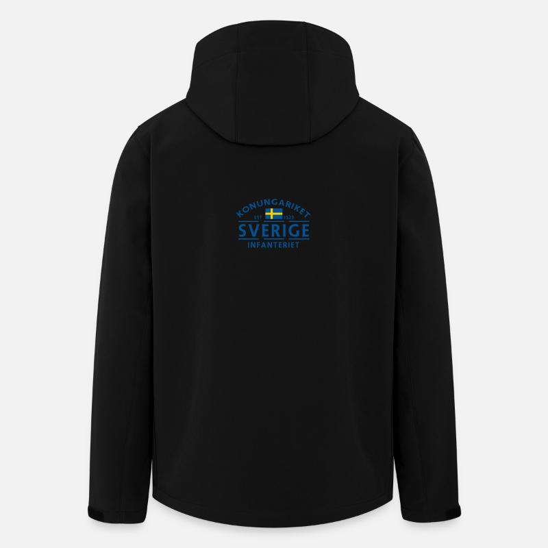 Konungaruket Sverige Infanteriet - Recycelte Männer Softshell-Jacke von Stanley/Stella - Schwarz