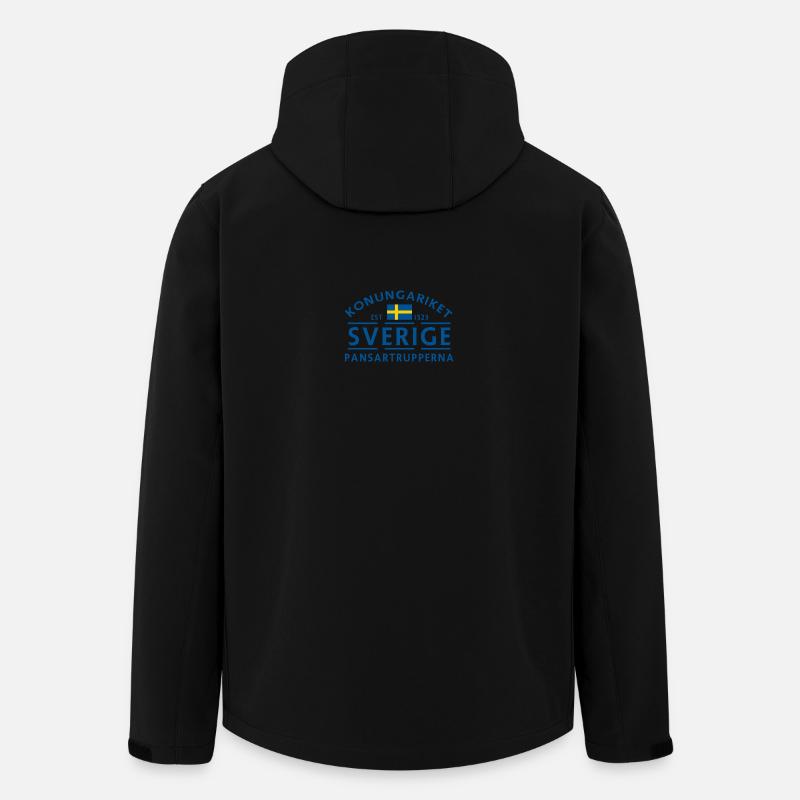 Schweden Panzertruppen Emblem - Recycelte Männer Softshell-Jacke von Stanley/Stella - Schwarz