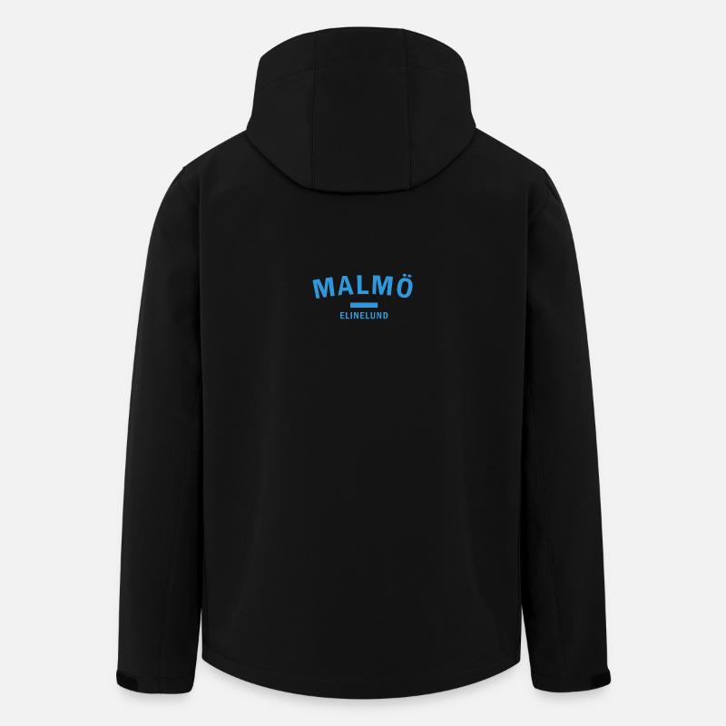 Vardagshjärta Malmö ElineLund Design - Recycelte Männer Softshell-Jacke von Stanley/Stella - Schwarz