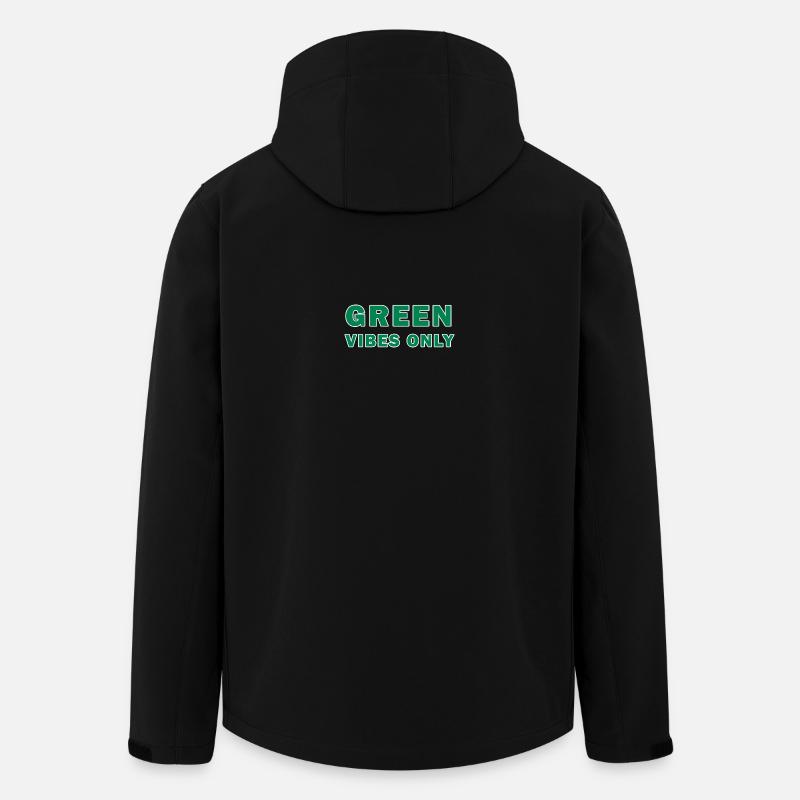 Nur grüne Vibes - Recycelte Männer Softshell-Jacke von Stanley/Stella - Schwarz