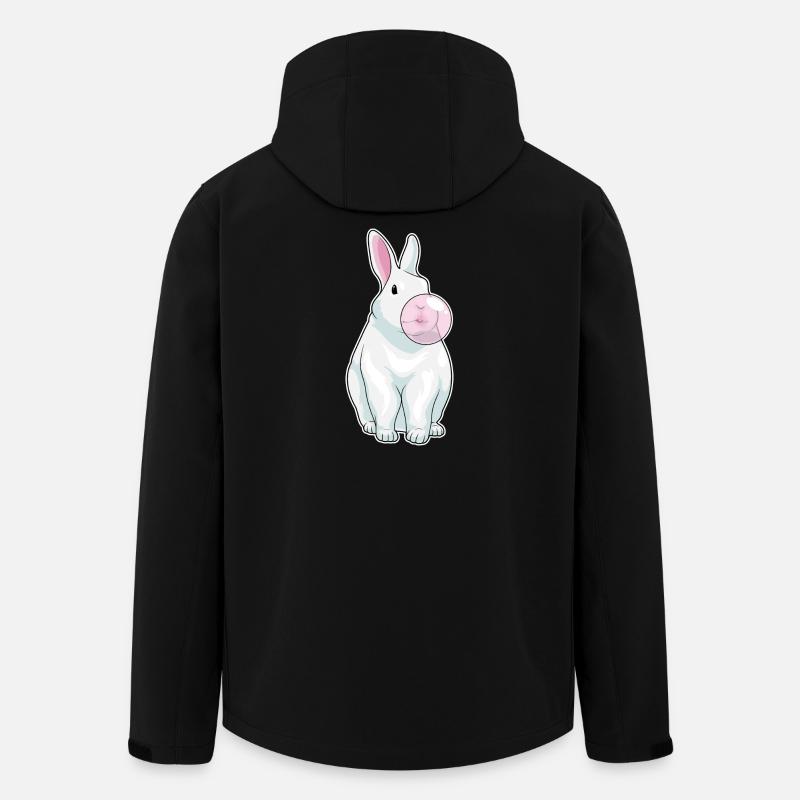 Hase Kaugummi - Recycelte Männer Softshell-Jacke von Stanley/Stella - Schwarz
