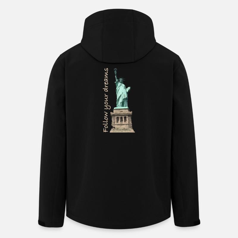 Follow your dreams - Recycelte Männer Softshell-Jacke von Stanley/Stella - Schwarz