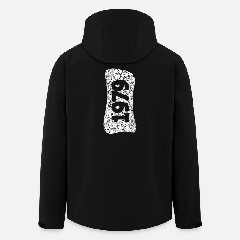 Mariage en 1979 - Veste softshell homme en polyester recyclé Stanley/Stella - noir