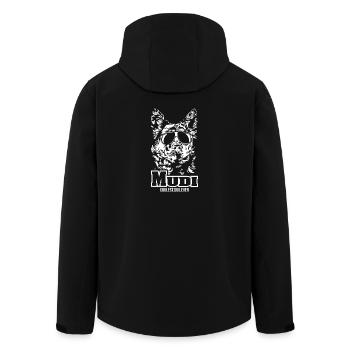 Hungarian MUDI coolest dog ever dog saying dog - Men’s Recycled Softshell Jacket by Stanley/Stella - black - Back - AI Model Male 185 light (185cm)