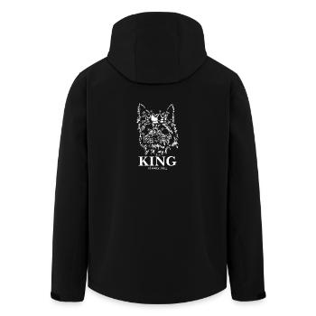 CAIRN TERRIER King of everything Hunde Wilsigns - Recycelte Männer Softshell-Jacke von Stanley/Stella - Schwarz - Hinten - AI Model Male 185 light (185cm)