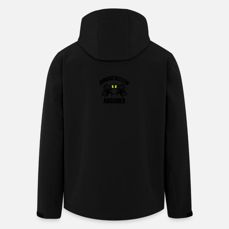Junggesellenabschied Party Affen - Recycelte Männer Softshell-Jacke von Stanley/Stella - Schwarz